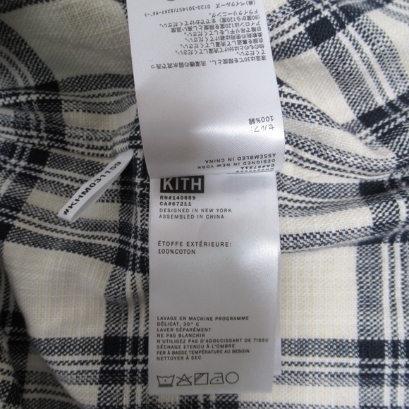 Kith Men's Boxy Collared Overshirt Nocturnal KHM031159-413 Size L Summer 2023 - Picture 11 of 12